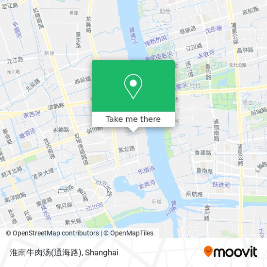 淮南牛肉汤(通海路) map