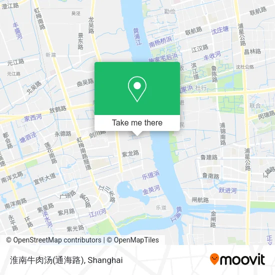 淮南牛肉汤(通海路) map