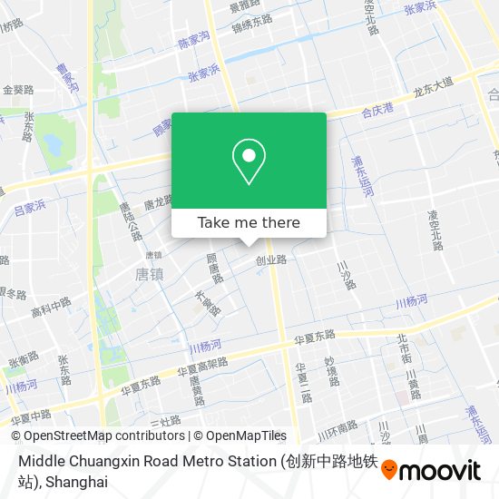 Middle Chuangxin Road Metro Station (创新中路地铁站) map