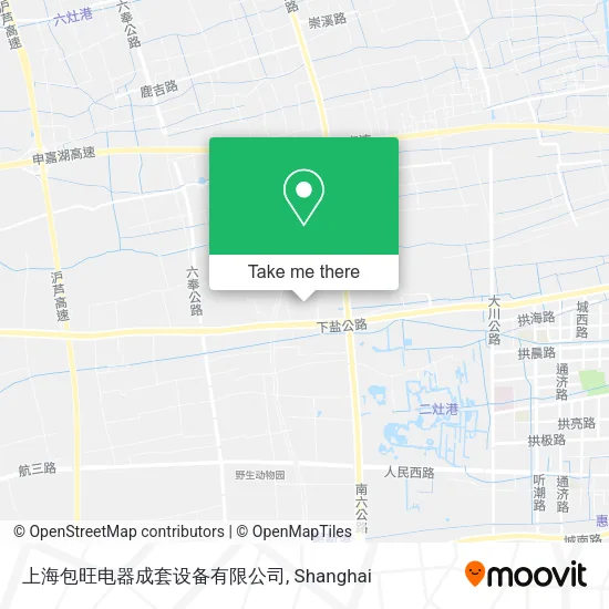 上海包旺电器成套设备有限公司 map