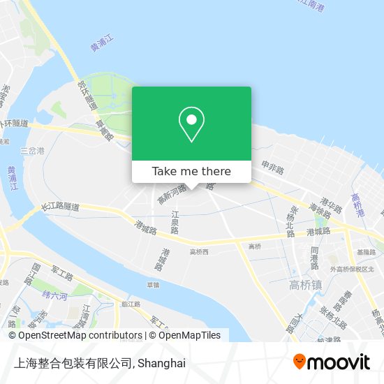 上海整合包装有限公司 map