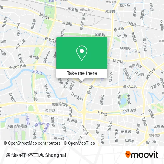 象源丽都-停车场 map