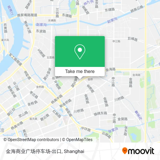 金海商业广场停车场-出口 map