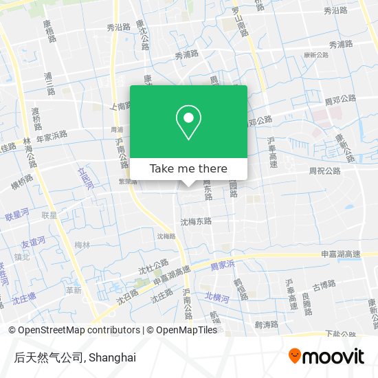 后天然气公司 map