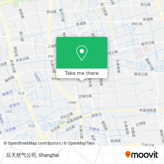 后天然气公司 map