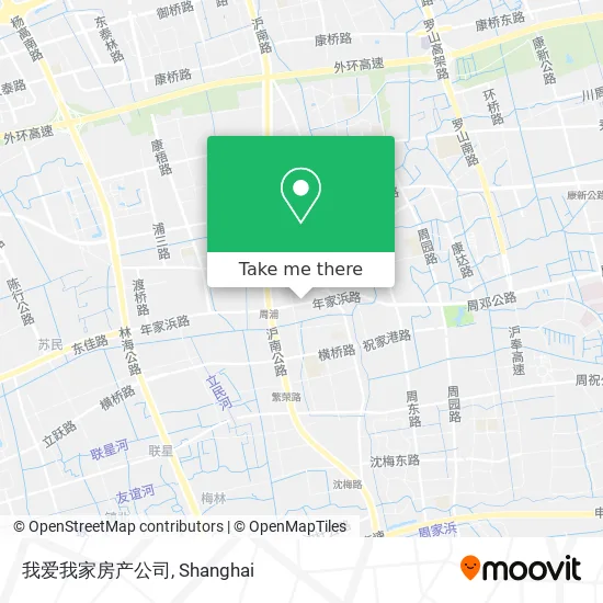 我爱我家房产公司 map