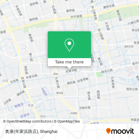 奥康(年家浜路店) map