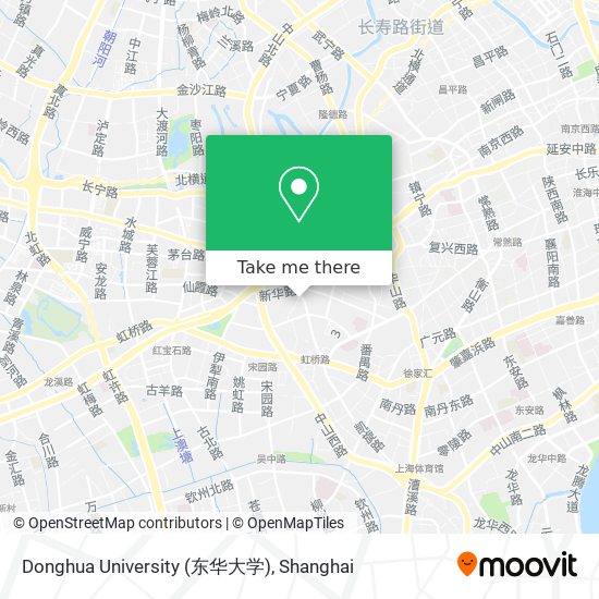 Donghua University (东华大学) map