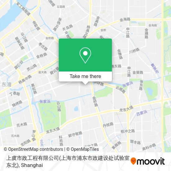 上虞市政工程有限公司(上海市浦东市政建设处试验室东北) map
