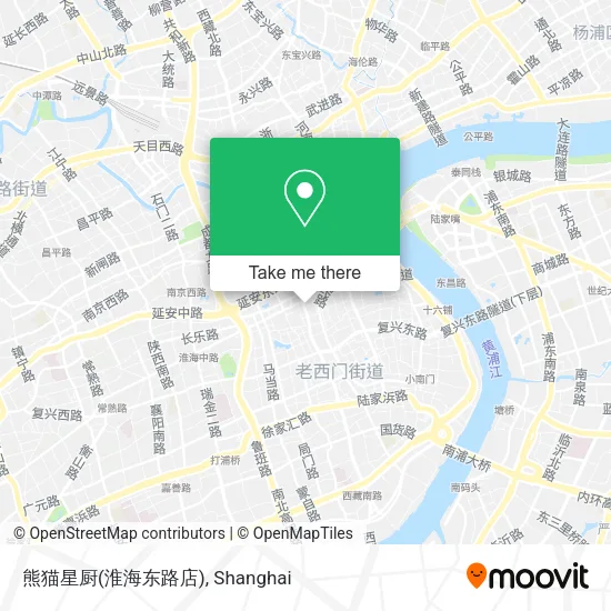 熊猫星厨(淮海东路店) map