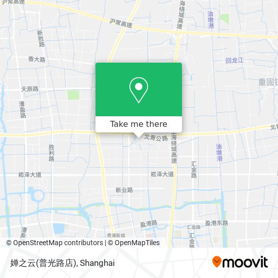 婵之云(普光路店) map