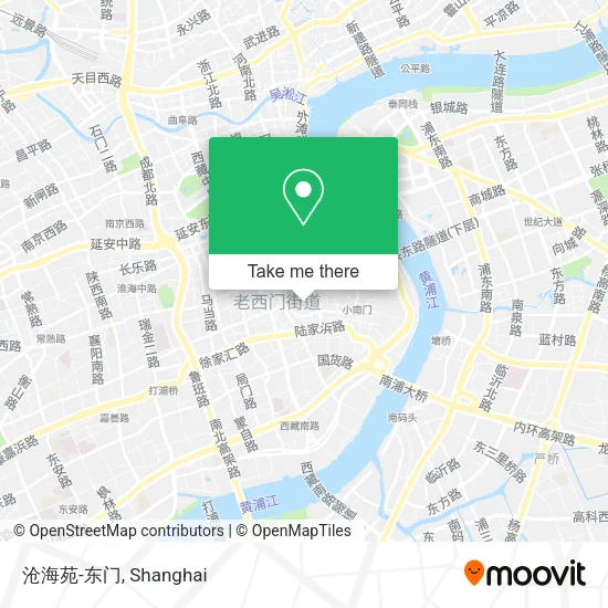 沧海苑-东门 map