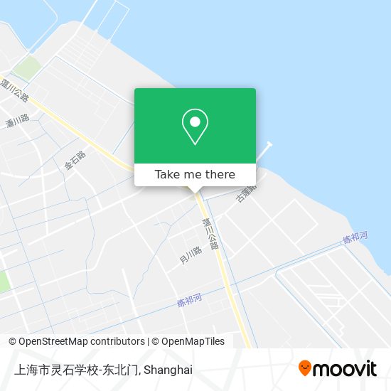 上海市灵石学校-东北门 map
