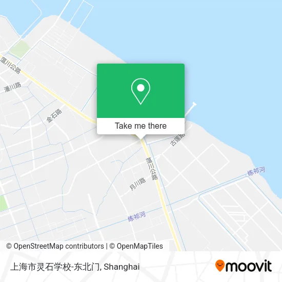 上海市灵石学校-东北门 map