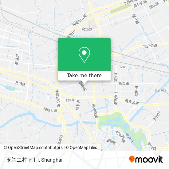 玉兰二村-南门 map