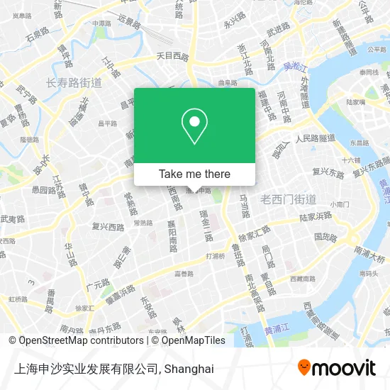 上海申沙实业发展有限公司 map