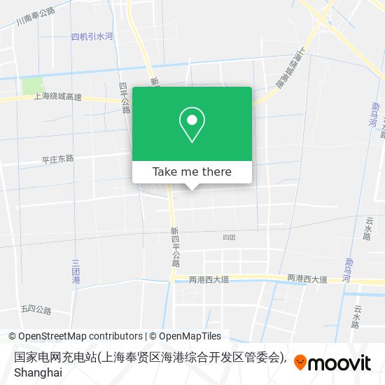 国家电网充电站(上海奉贤区海港综合开发区管委会) map
