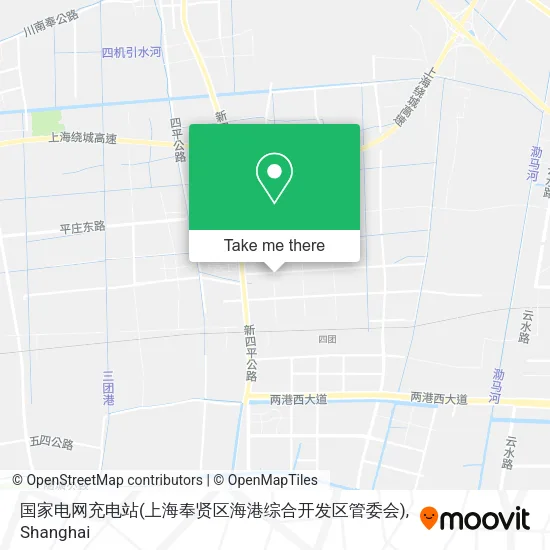 国家电网充电站(上海奉贤区海港综合开发区管委会) map