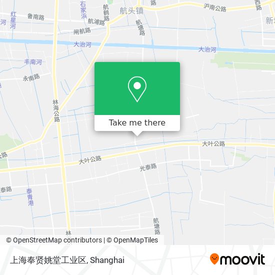 上海奉贤姚堂工业区 map