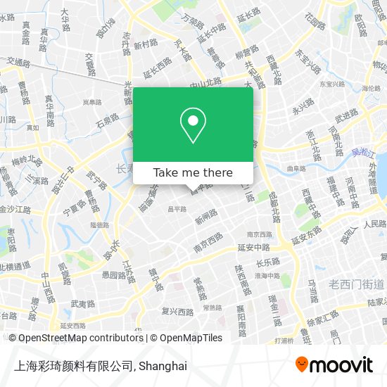 上海彩琦颜料有限公司 map