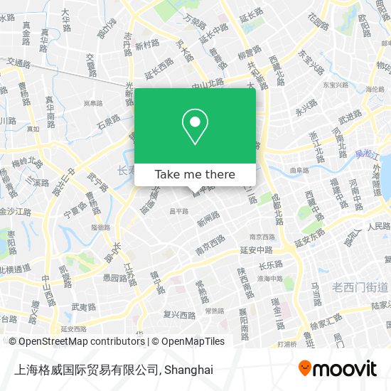 上海格威国际贸易有限公司 map