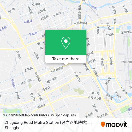 Zhuguang Road Metro Station (诸光路地铁站) map