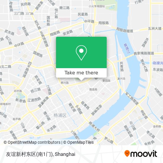 友谊新村东区(南1门) map