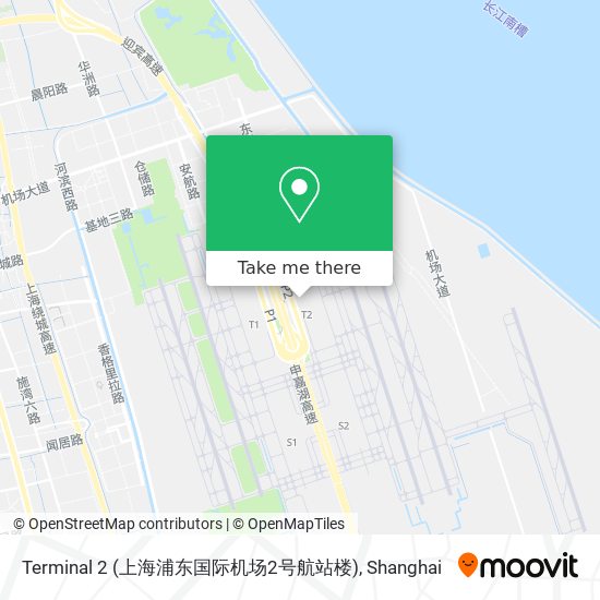Terminal 2 (上海浦东国际机场2号航站楼) map