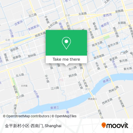 金平新村小区-西南门 map