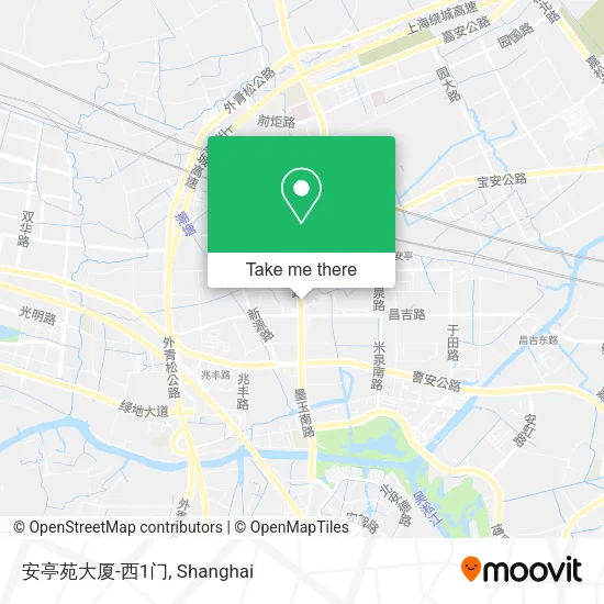 安亭苑大厦-西1门 map