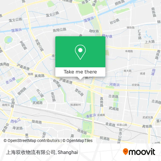 上海双收物流有限公司 map