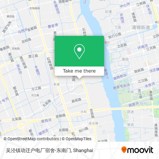 吴泾镇动迁户电厂宿舍-东南门 map