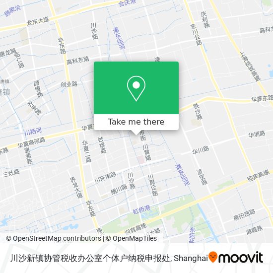 川沙新镇协管税收办公室个体户纳税申报处 map