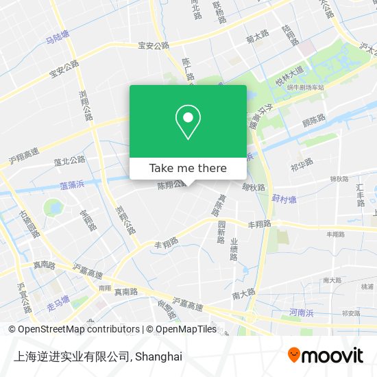 上海逆进实业有限公司 map