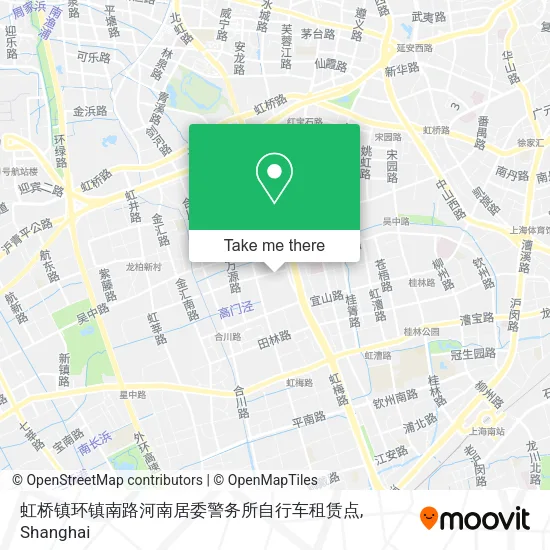 虹桥镇环镇南路河南居委警务所自行车租赁点 map