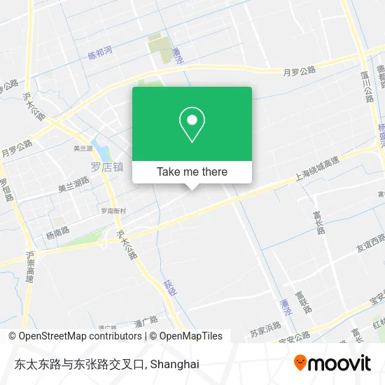 东太东路与东张路交叉口 map