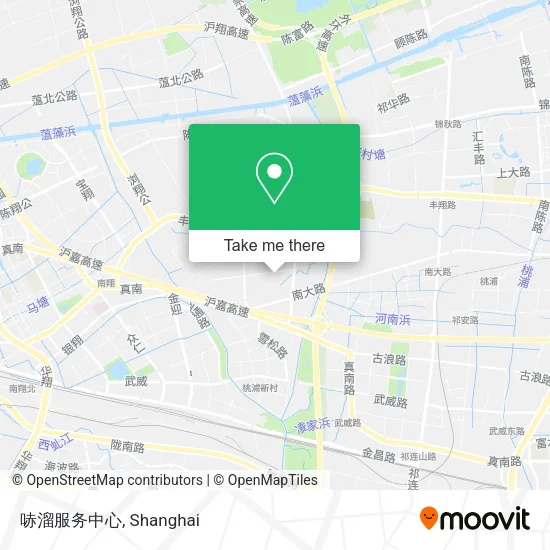 哧溜服务中心 map