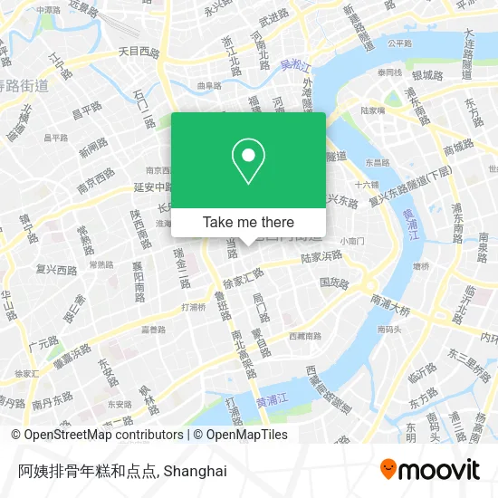 阿姨排骨年糕和点点 map