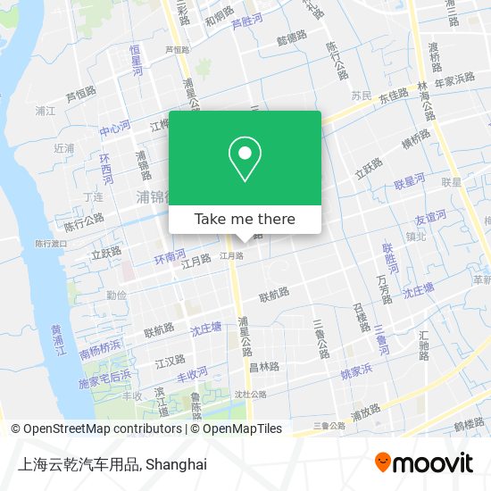 上海云乾汽车用品 map