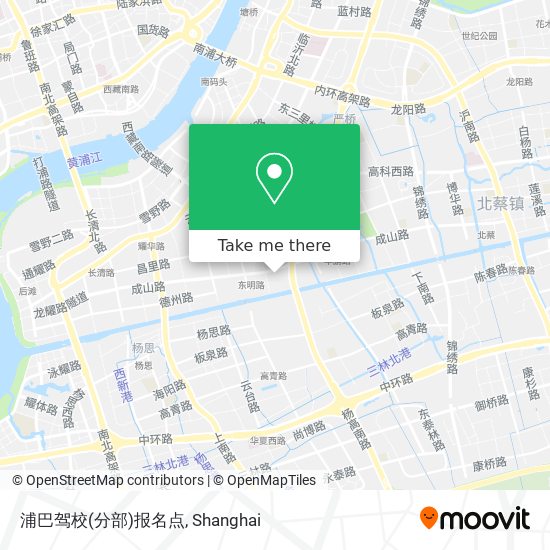 浦巴驾校(分部)报名点 map