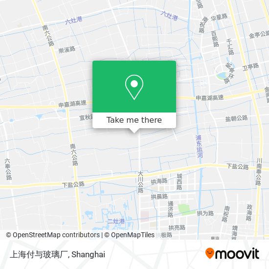 上海付与玻璃厂 map