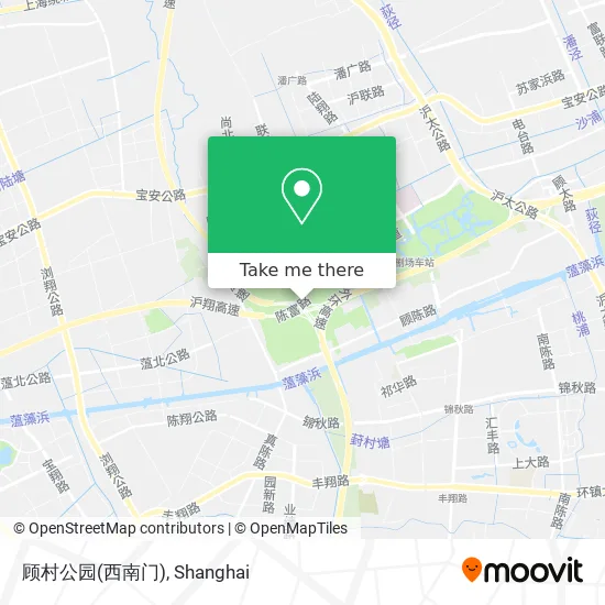 顾村公园(西南门) map