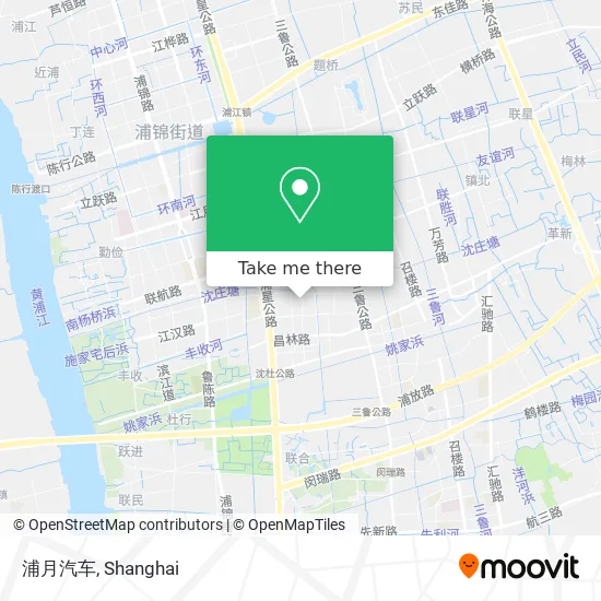 浦月汽车 map