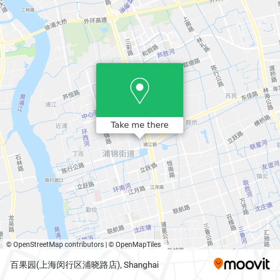 百果园(上海闵行区浦晓路店) map