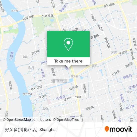 好又多(浦晓路店) map