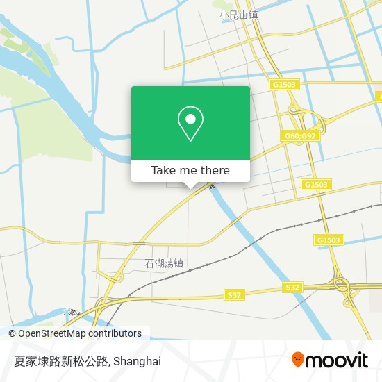 夏家埭路新松公路 map