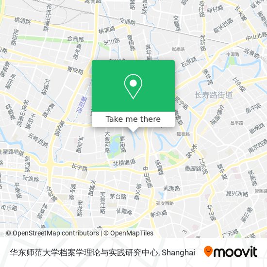 华东师范大学档案学理论与实践研究中心 map