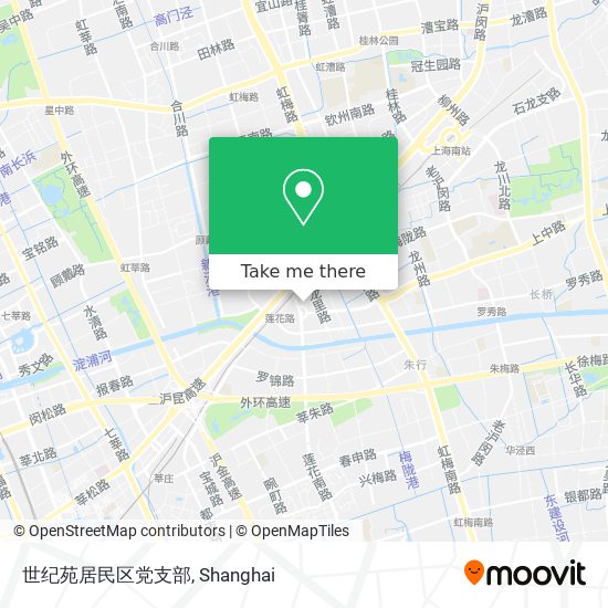 世纪苑居民区党支部 map