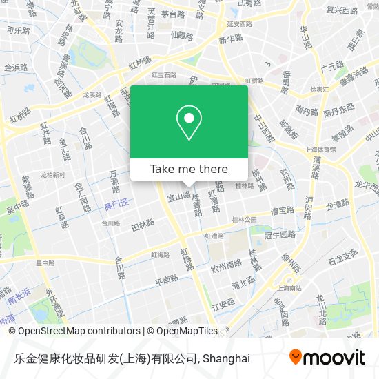 乐金健康化妆品研发(上海)有限公司 map