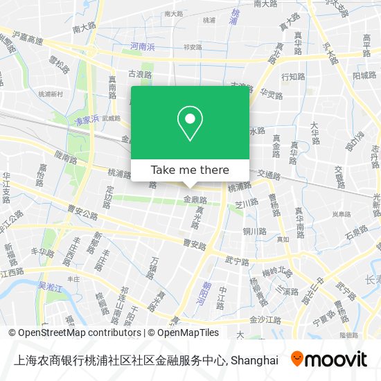 上海农商银行桃浦社区社区金融服务中心 map